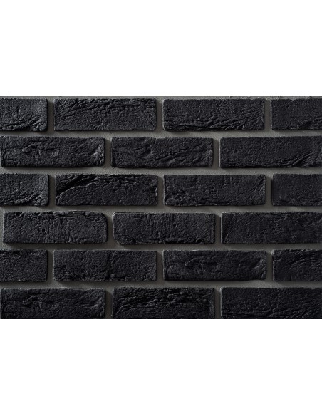 Cegła Elewacyjna Grafitowa Na Ścianę Dekoracyjna Retro Zestaw 309 CRCZ - elewacjaplus.pl