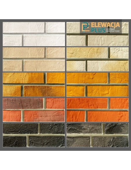 Próbki cegły elastycznej rustic z fugą 1szt