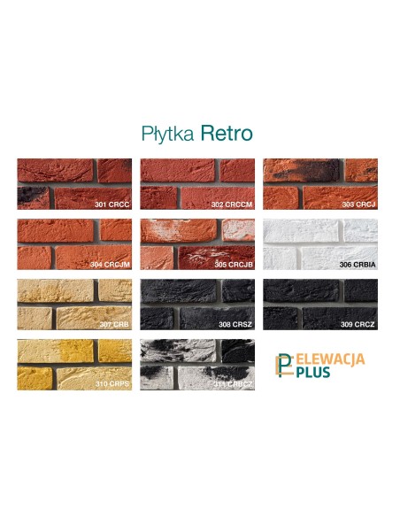 Próbki cegły elastycznej rustic z fugą 1szt