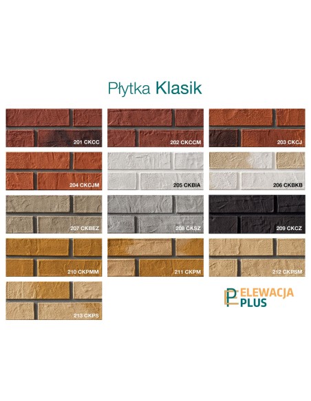 Próbki cegły elastycznej klasik z fugą 1szt