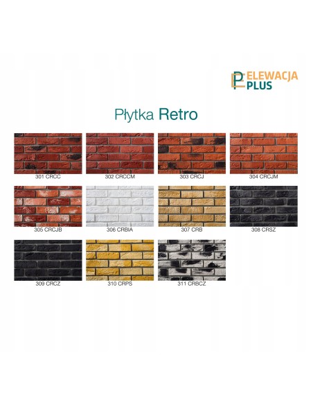 Próbki cegły elastycznej retro 1szt