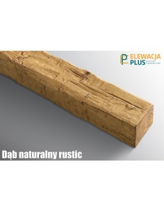 Belka Rustykalna Dąb Naturalny - dekoracje elewacji elewacjaplus.pl