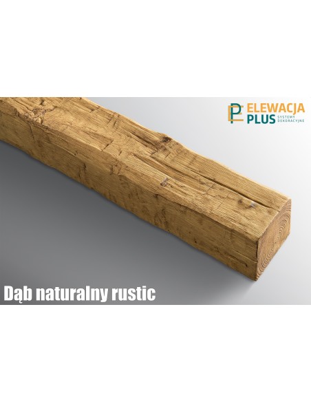 Belka Rustykalna Dąb Naturalny - dekoracje elewacji elewacjaplus.pl