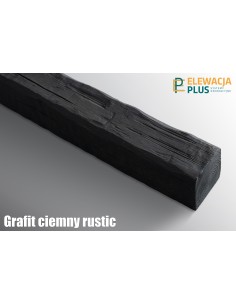 Belka Rustykalna Ciemny Grafit - dekoracje elewacji zewnętrznej elewacjaplus.pl