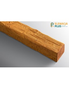 Belka Rustykalna w Kolorze Jasny Dąb Rustic - dekoracje elewacji zewnętrznej elewacjaplus.pl