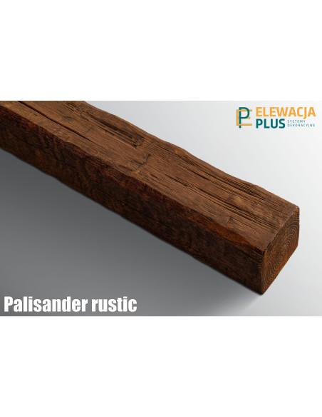 Belka Rustykalna Palisander - dekoracje elewacji zewnętrznej elewacjaplus.pl