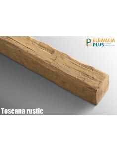 Belka Rustykalna w Kolorze Toscana - dekoracje elewacji zewnętrznej elewacjaplus.pl